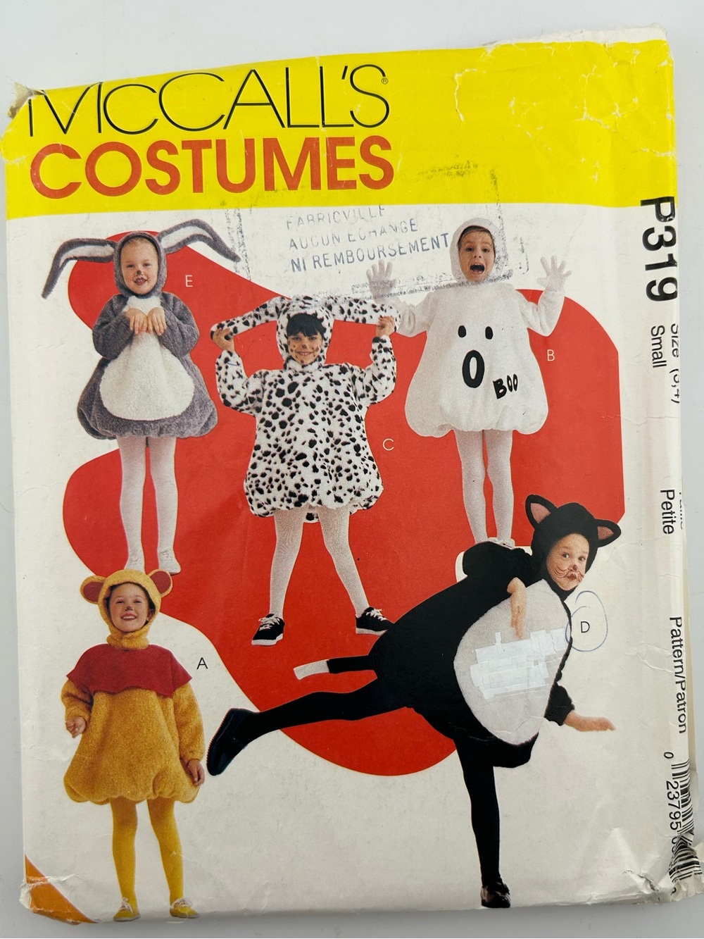 🪡 Vintage McCall’s Costume P319 / 8445Sewing Pattern
